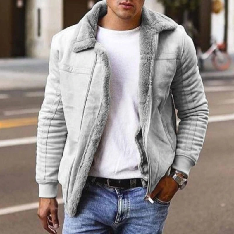 Veste Décontractée Homme Col Sherpa - Image 3