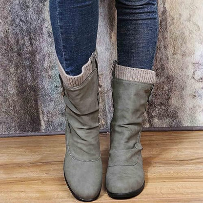 Bottes Mi-Mollet Souples Femme - Image 2