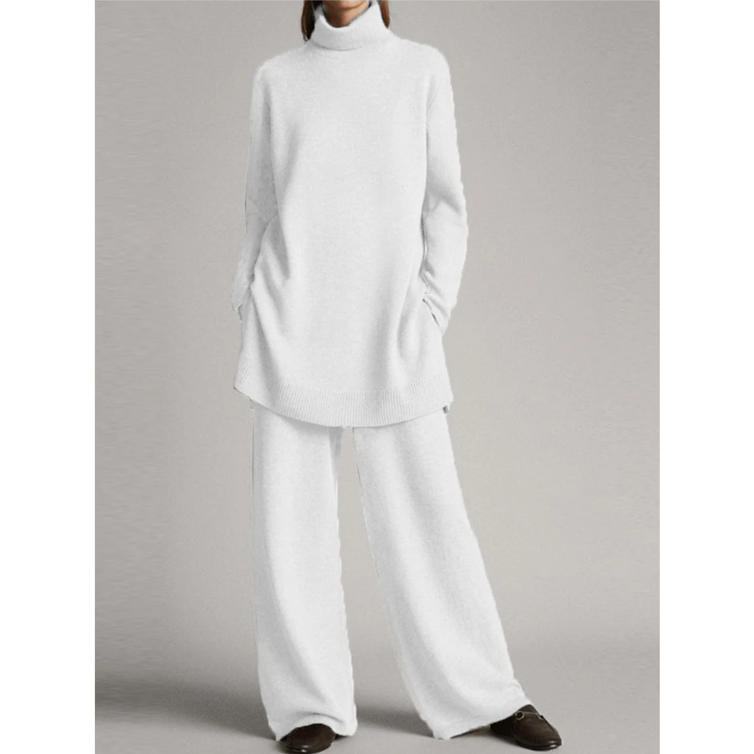 Ensemble pull à jambes larges pour femmes - Image 2
