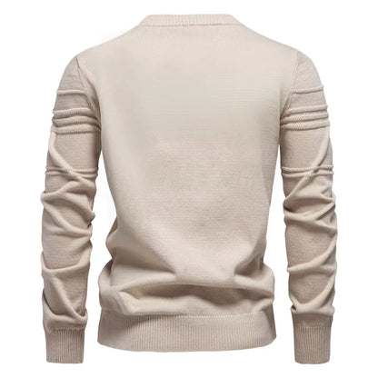 Pull ras du cou à manches longues pour homme - Image 3