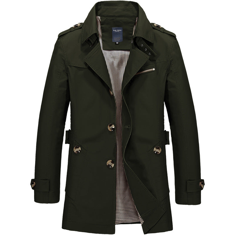 Trench-coat croisé pour homme - Image 5