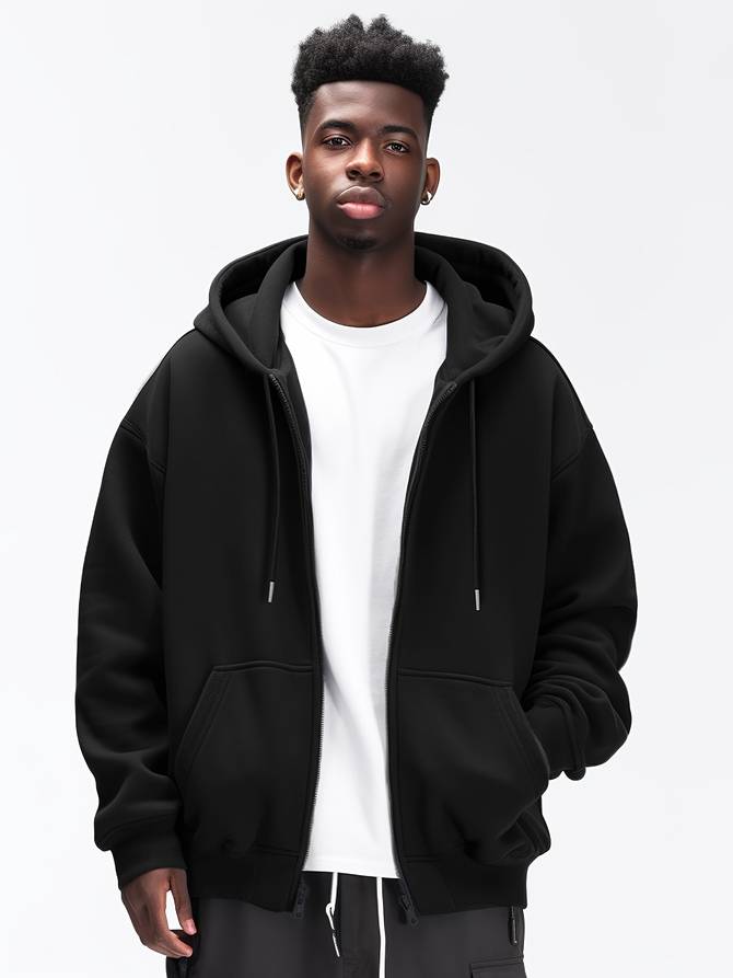 Veste Homme Zippée à Capuche - Image 8