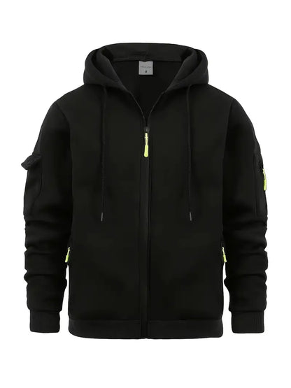 Sweat à capuche zippé pour homme - Image 4