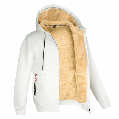 Veste Homme à Capuche Doublée Sherpa - Image 4