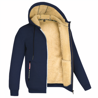Veste Homme à Capuche Doublée Sherpa - Image 6
