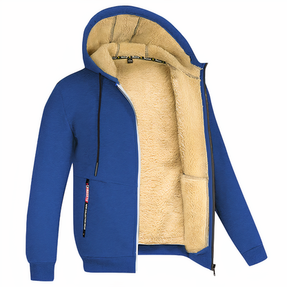 Veste Homme à Capuche Doublée Sherpa - Image 5