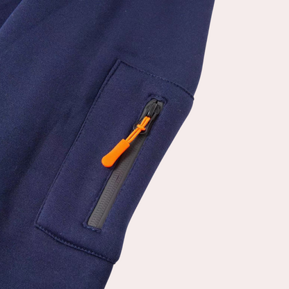 Sweat à Capuche Homme Demi-Zip avec Poche - Image 6