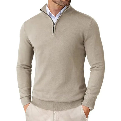 Pull Homme Col Zippé 1/4 - Image 8