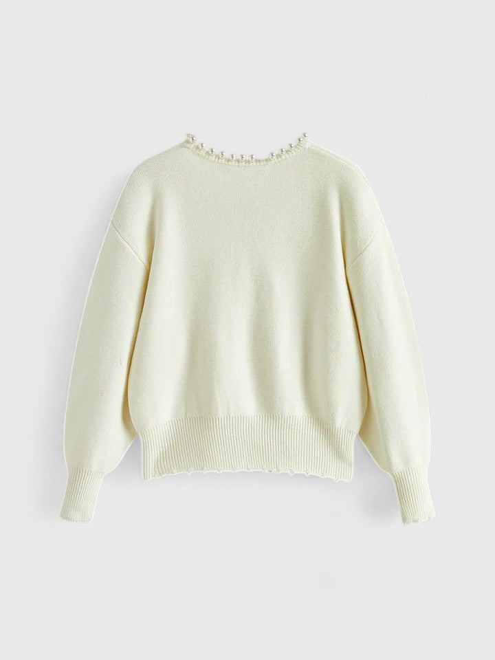 Veste Cardigan Femme Ornée de Perles - Image 14
