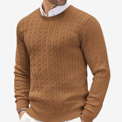 Pull en maille torsadée pour homme - Image 6