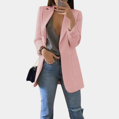 Veste Blazer Femme Ouverte sur le Devant - Image 4