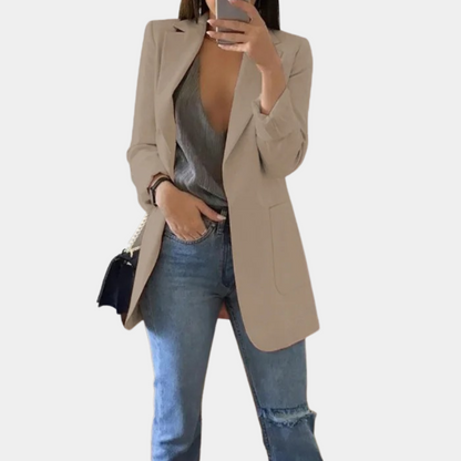 Veste Blazer Femme Ouverte sur le Devant - Image 3