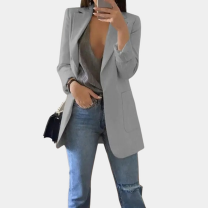 Veste Blazer Femme Ouverte sur le Devant - Image 2