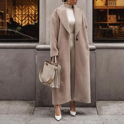 Manteau Femme à Revers Oversize - Image 2