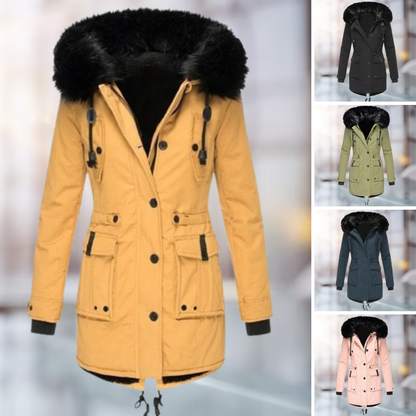 Parka Femme à Capuche en Fausse Fourrure - Image 8
