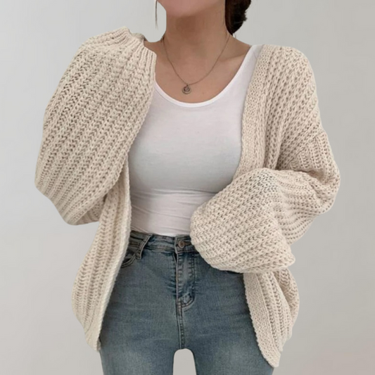 Cardigan en Tricot Oversize pour Femme - Image 1
