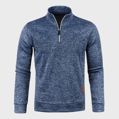 Pull Homme à Fermeture Éclair 1/4 - Image 1