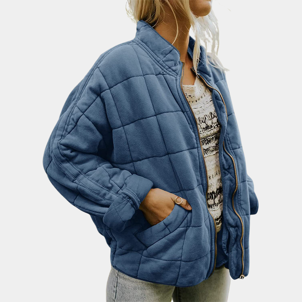 Veste matelassée zippée pour femme - Image 3