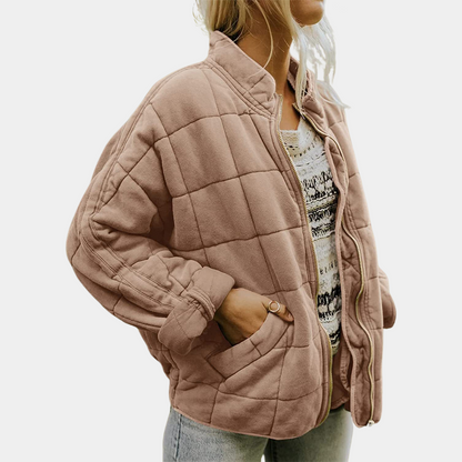 Veste matelassée zippée pour femme - Image 1