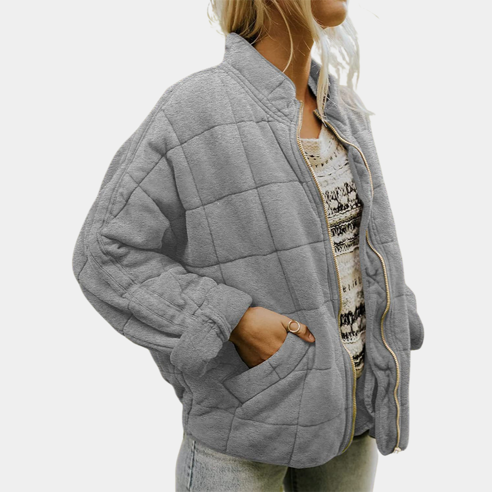 Veste matelassée zippée pour femme - Image 4