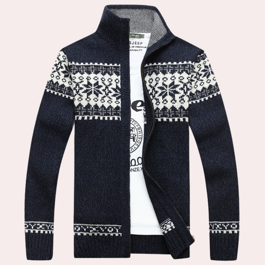 Veste Tricot Zippée Homme - Image 1