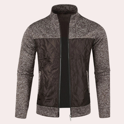 Veste matelassée homme à col montant - Image 5