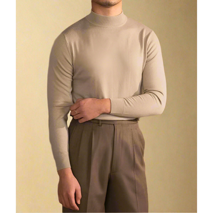Pull Homme Col Roulé Manches Longues - Image 3
