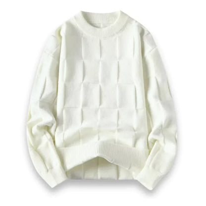 Pull à col rond à motifs pour homme - Image 4