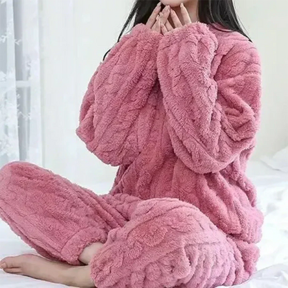 Ensemble de Pyjama Femme Manches Longues Coupe Décontractée - Image 2