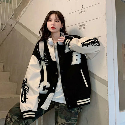 Veste Varsity Oversize Femme - Image 4