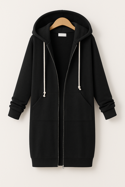 Veste à Capuche Zippée pour Femme - Image 1