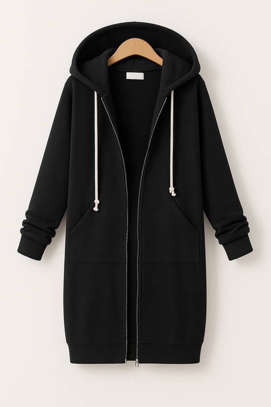 Veste à Capuche Zippée pour Femme - Image 1