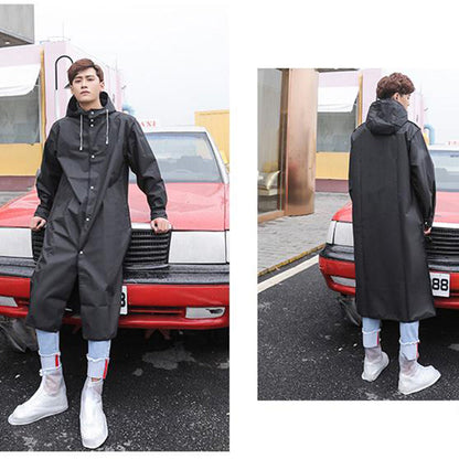 Imperméable Long à Capuche pour Homme - Image 7