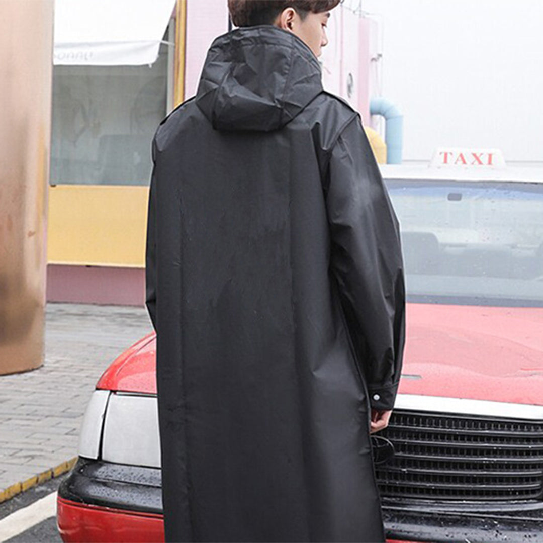 Imperméable Long à Capuche pour Homme - Image 5