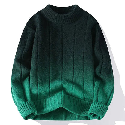 Pull Homme Col Rond Teinture Dip Dye - Image 5