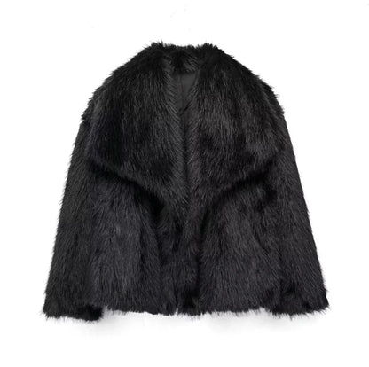 Veste Oversize Femme en Fourrure - Image 11