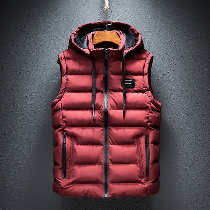 Gilet matelassé à capuche pour homme - Image 6