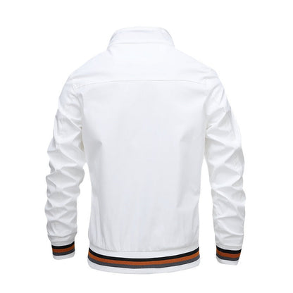 Blouson aviateur homme à fermeture éclair intégrale - Image 2