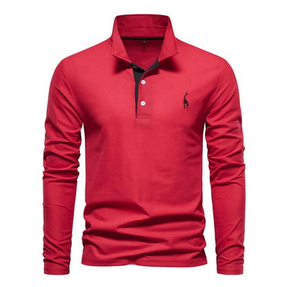 Polo à Manches Longues pour Homme - Image 1