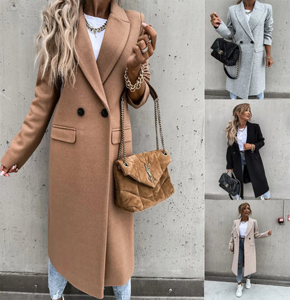 Manteau Long Croisé Femme - Image 6
