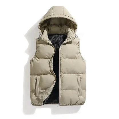 Gilet matelassé à capuche pour homme - Image 9