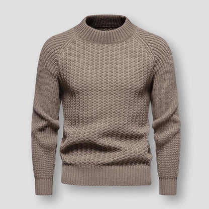 Pull texturé à col montant pour homme - Image 2