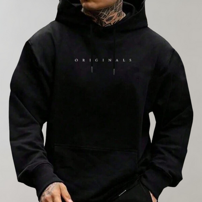 Sweat à Capuche Graphique à Manches Longues pour Homme - Image 1