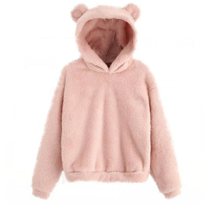 Sweat à Capuche Femme avec Oreilles d'Ours - Image 3