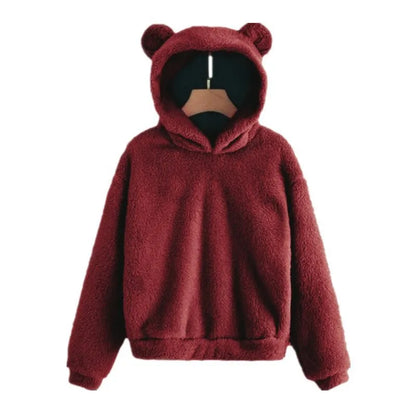 Sweat à Capuche Femme avec Oreilles d'Ours - Image 5