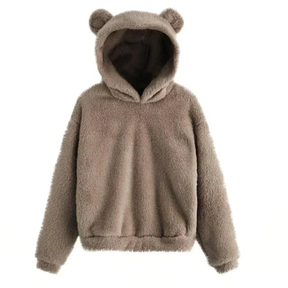 Sweat à Capuche Femme avec Oreilles d'Ours - Image 4
