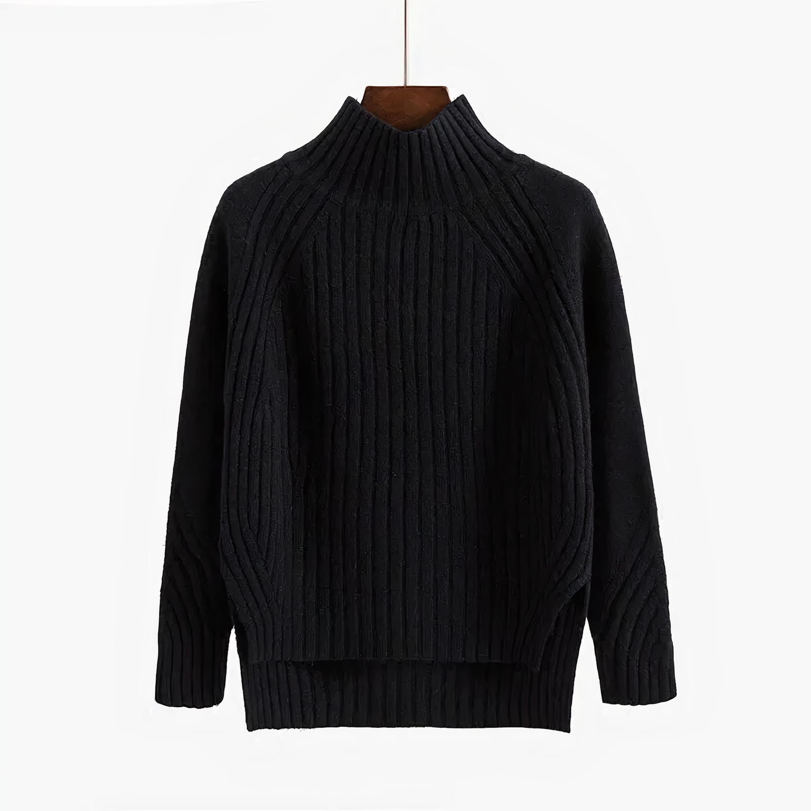 Pull Femme Côtelé Coupe Décontractée - Image 5