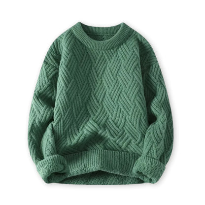 Pull texturé à col rond pour homme - Image 6