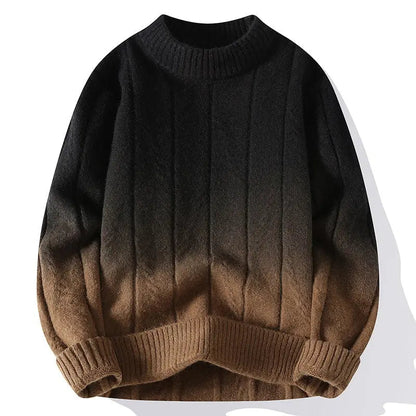 Pull Homme Col Rond Teinture Dip Dye - Image 2