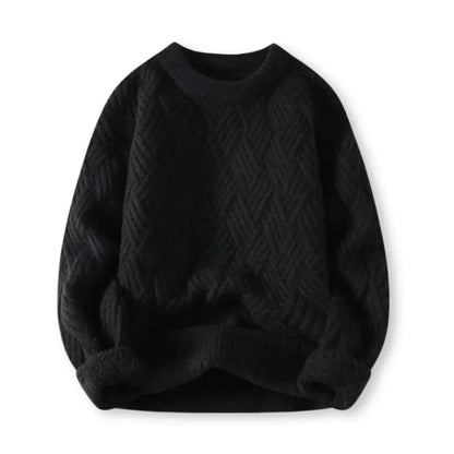 Pull texturé à col rond pour homme - Image 5